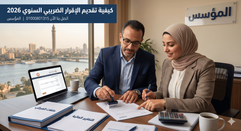 كيفية تقديم الاقرار الضريبي السنوي