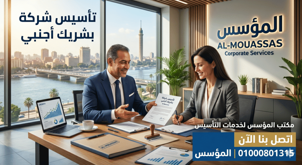 تأسيس شركة بشريك أجنبي