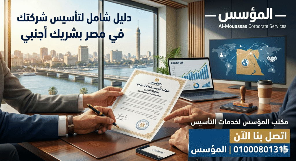 تأسيس شركة بشريك أجنبي