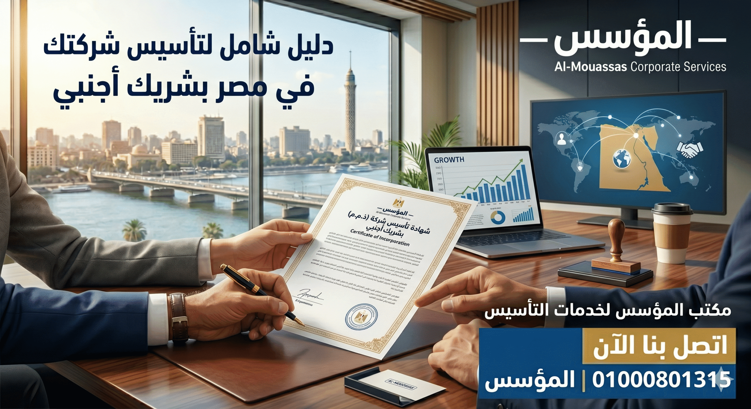 تأسيس شركة بشريك أجنبي