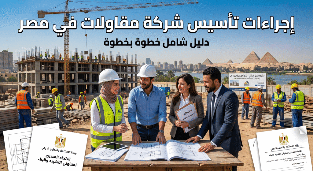 اجراءات تاسيس شركة مقاولات