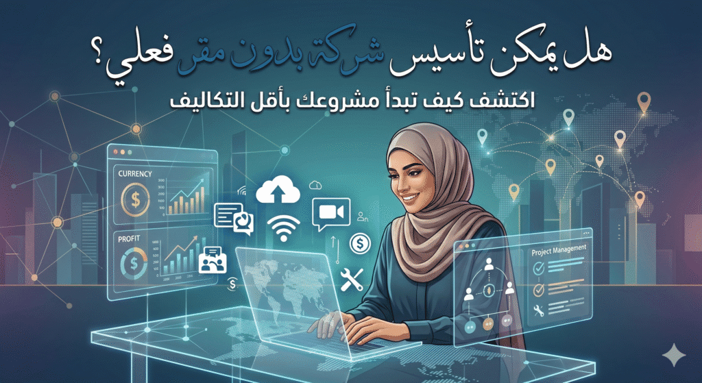 تأسيس شركة بدون مقر