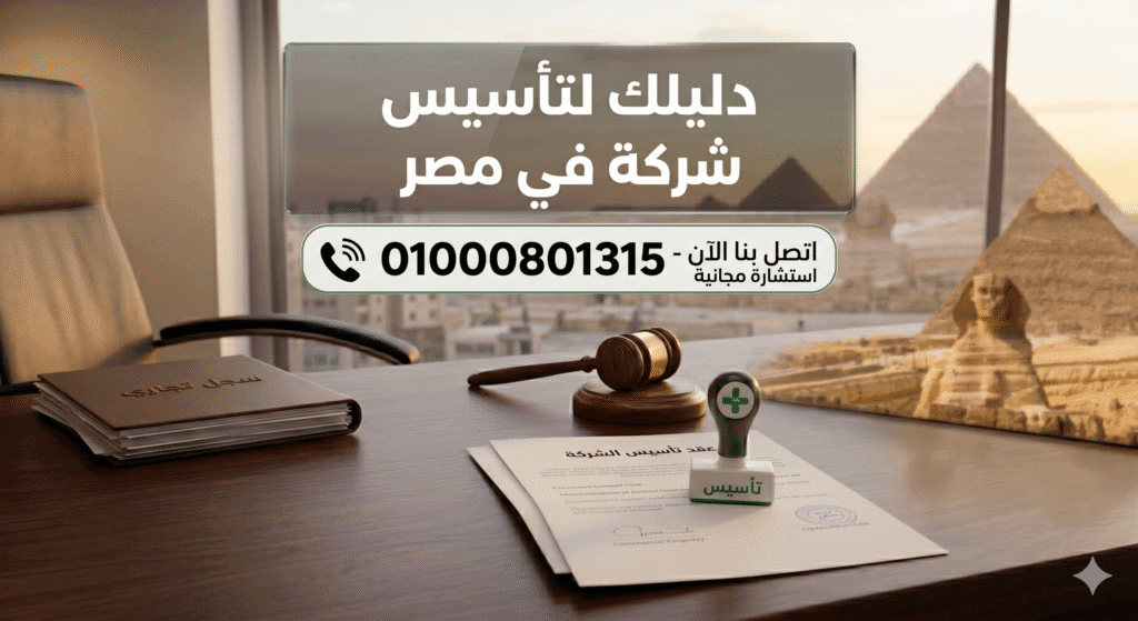 الأسئلة الشائعة حول تأسيس الشركات في مصر فيما يلي إجابات سريعة وموجزة لأكثر الاستفسارات شيوعاً التي تردنا من رواد الأعمال والمستثمرين: ما هي أنواع الشركات المتاحة للتأسيس في مصر؟ تتنوع الخيارات بين الشركات ذات المسؤولية المحدودة (LLC)، شركات المساهمة، شركات الشخص الواحد، والمؤسسات الفردية، ويتم اختيار النوع الأنسب بناءً على حجم رأس المال وطبيعة النشاط ومستقبل الخطة الاستثمارية. هل يمكن للأجانب تأسيس شركة في مصر دون شريك مصري؟ نعم، يسمح القانون المصري للأجانب بالتملك الكامل (100%) في معظم الأنشطة والقطاعات، مع وجود استثناءات محددة لبعض الأنشطة التي قد تتطلب نسبة تملك أو إدارة مصرية. كم تبلغ المدة الزمنية المستغرقة لتأسيس شركة بشكل رسمي؟ تختلف المدة بحسب نوع الشركة والجهات الحكومية المختصة بالحصول على الموافقات، ولكن في المتوسط، يمكن الانتهاء من إجراءات التأسيس واستلام السجل التجاري خلال فترة تتراوح بين 3 إلى 7 أيام عمل في حال اكتمال كافة المستندات المطلوبة. ما هي التكلفة الإجمالية المطلوبة لتأسيس شركة (ذات مسؤولية محدودة)؟ التكلفة لا تشمل فقط الأتعاب المهنية للاستشارات القانونية، بل تتضمن رسوماً حكومية رسمية يتم حسابها بناءً على رأس المال المُصدر وطبيعة النشاط، بالإضافة إلى رسوم توثيق العقود والنشر في جريدة الاستثمار. ما هي المستندات الأساسية المطلوبة لبدء إجراءات التأسيس؟ بشكل مبدئي، يتطلب الأمر صور جوازات السفر أو بطاقات الرقم القومي للمؤسسين، شهادة بنكية بإيداع نسبة من رأس المال (في بعض أنواع الشركات)، توكيلات رسمية لشركة الاستشارات، وتحديد اسم الشركة المبدئي وعنوان المقر.