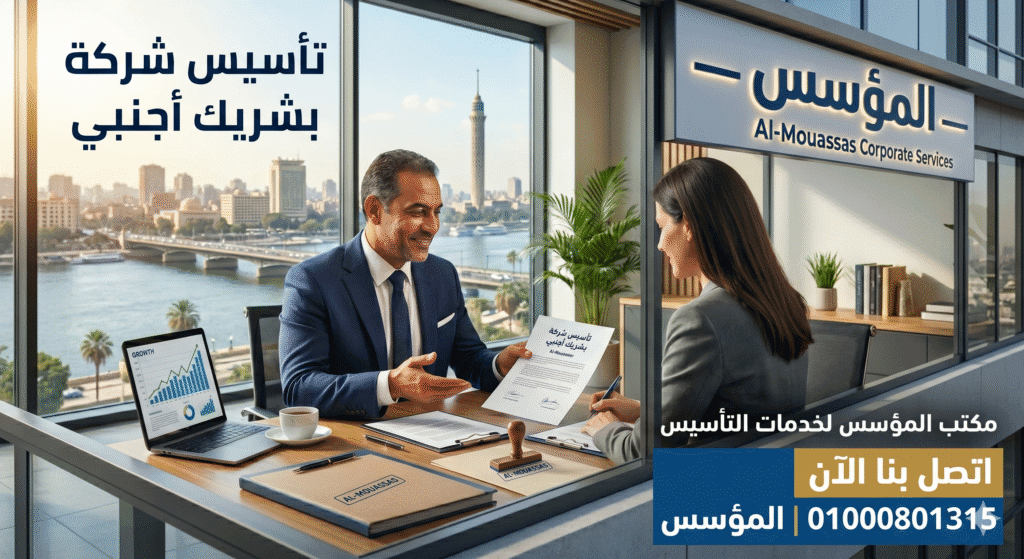 تأسيس شركة بشريك أجنبي