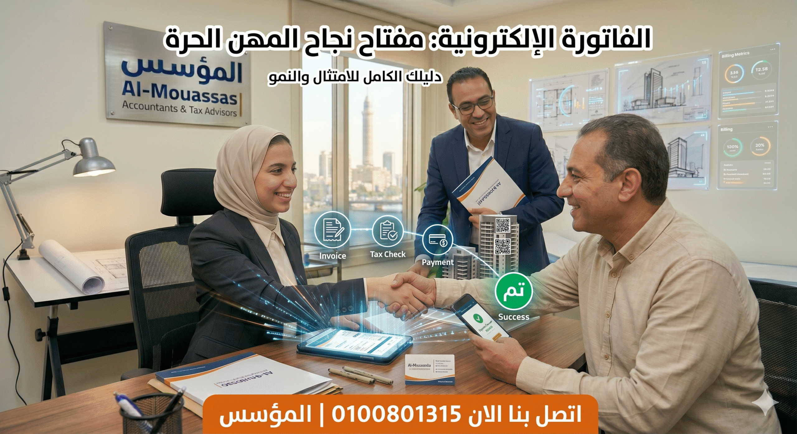 الفاتورة الإلكترونية للمهن الحرة