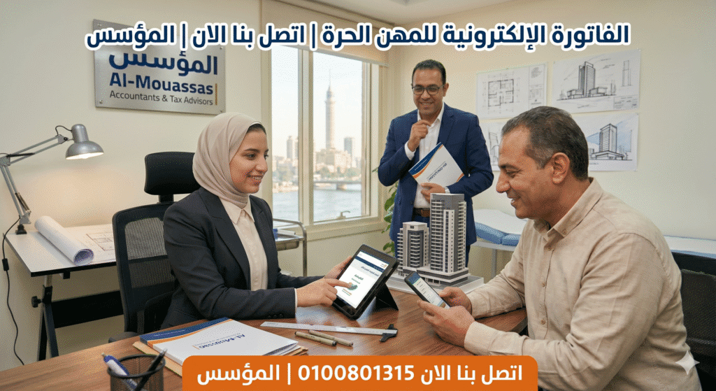 الفاتورة الإلكترونية للمهن الحرة