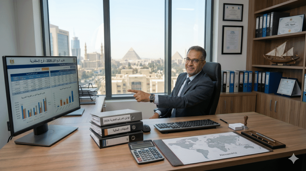 محاسب قانوني لعمل مفردات مرتب معتمدة في مصر 