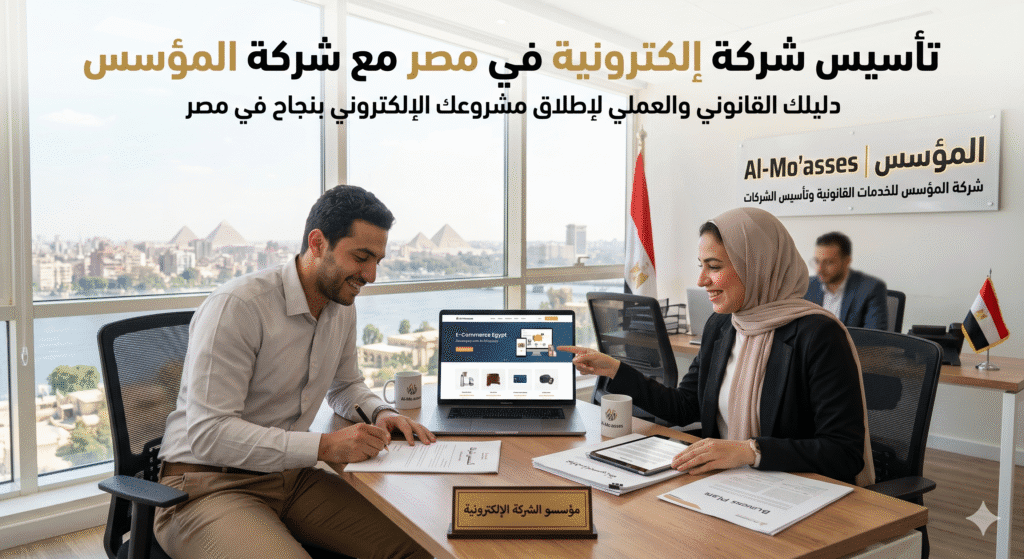 تأسيس شركة الكترونية في مصر مع شركة المؤسس