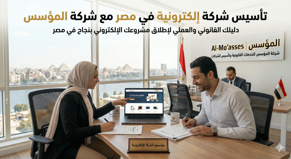 تأسيس شركة الكترونية في مصر مع شركة المؤسس