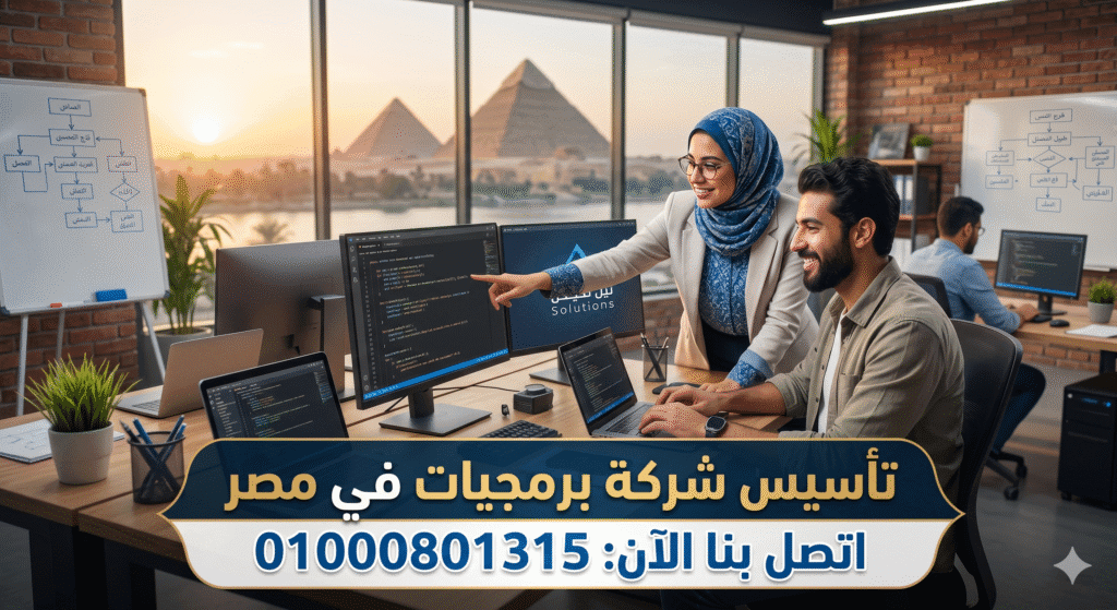 تأسيس شركة برمجيات في مصر