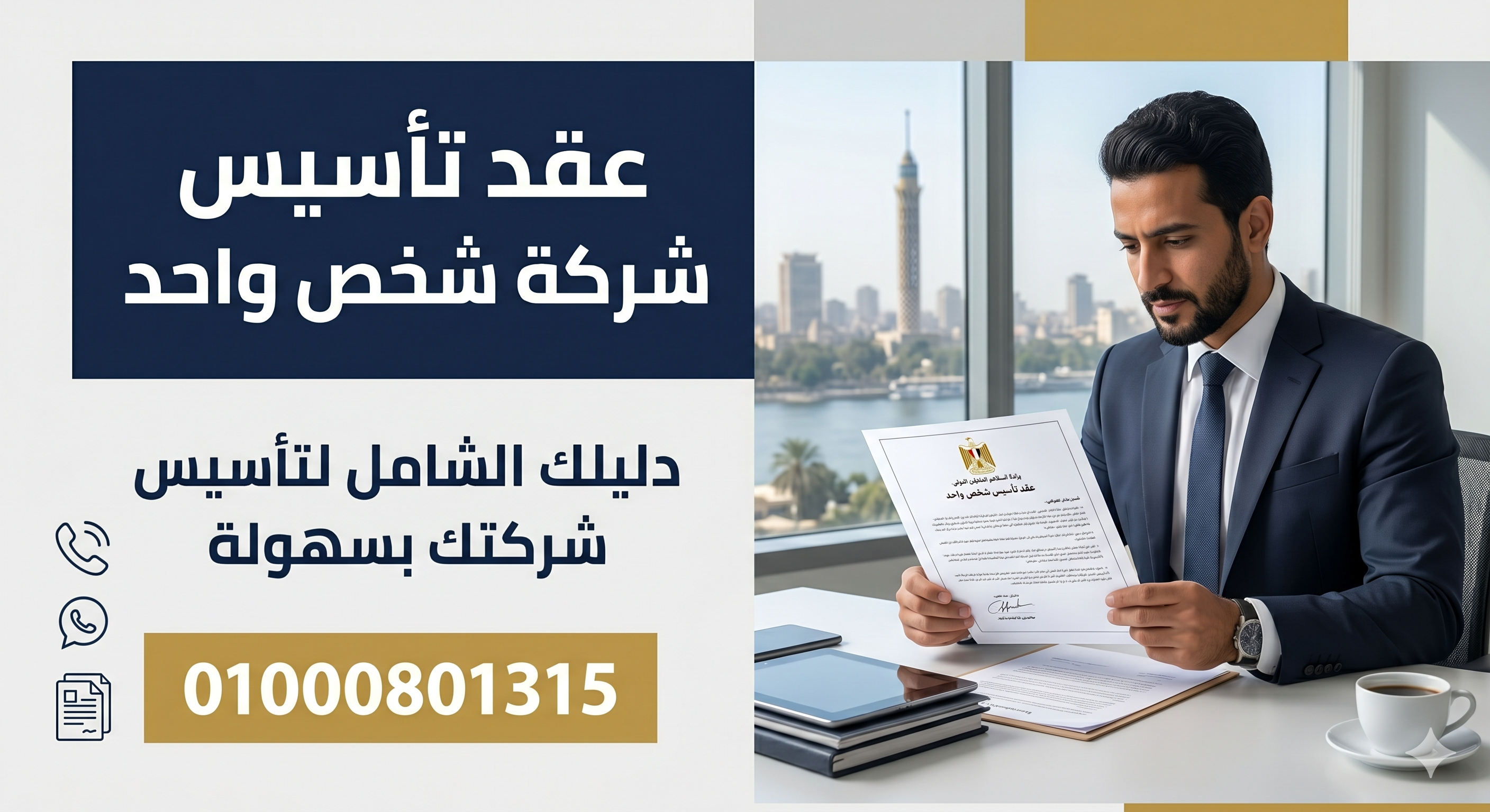 عقد تأسيس شركة شخص واحد
