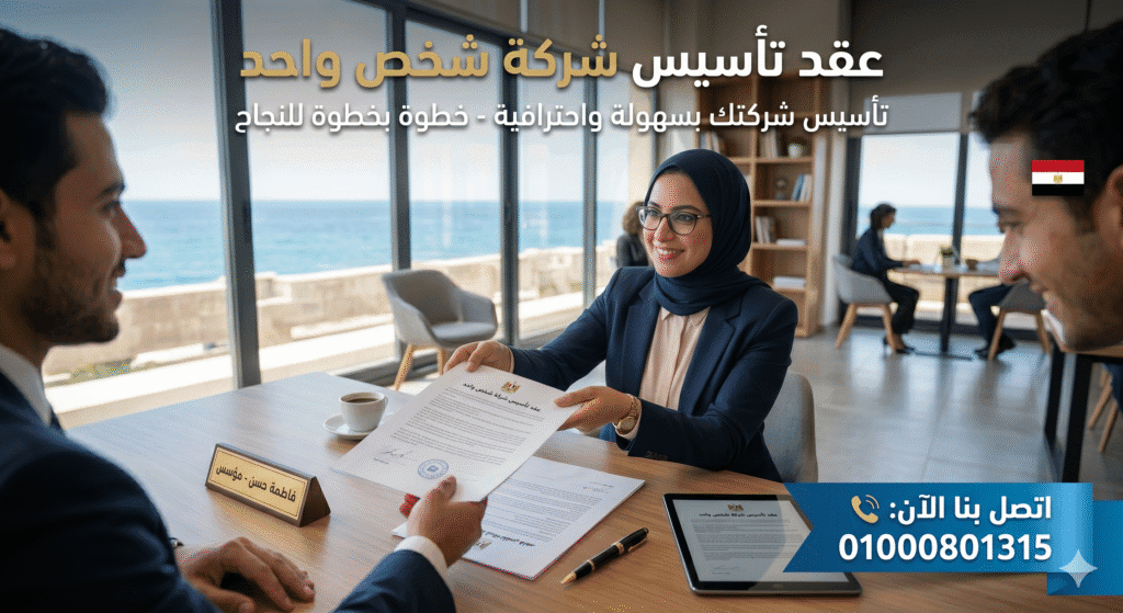 عقد تأسيس شركة شخص واحد