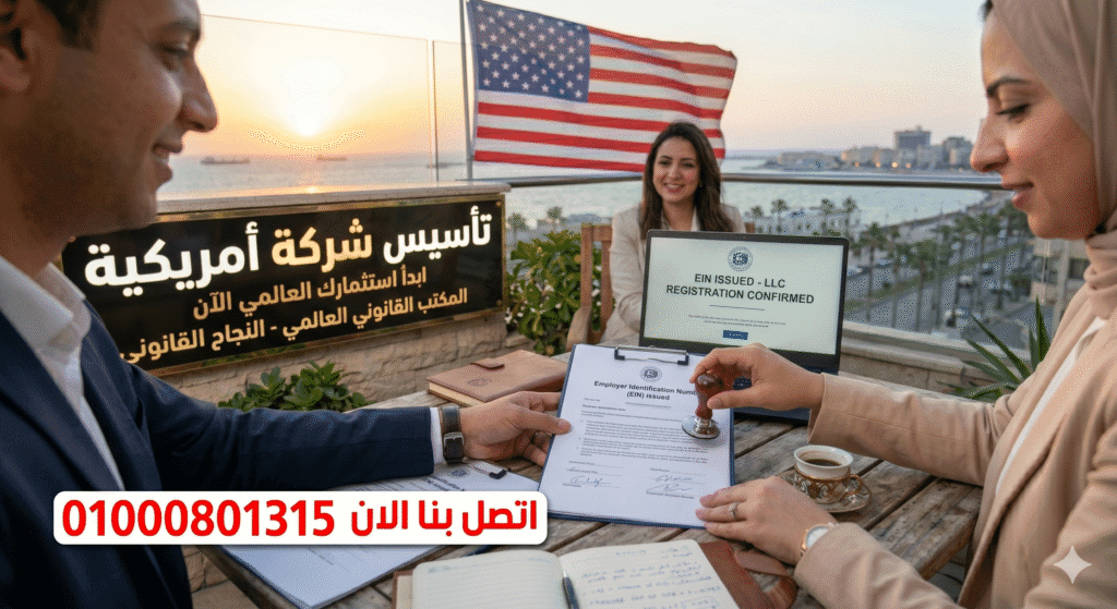 تاسيس شركة امريكية