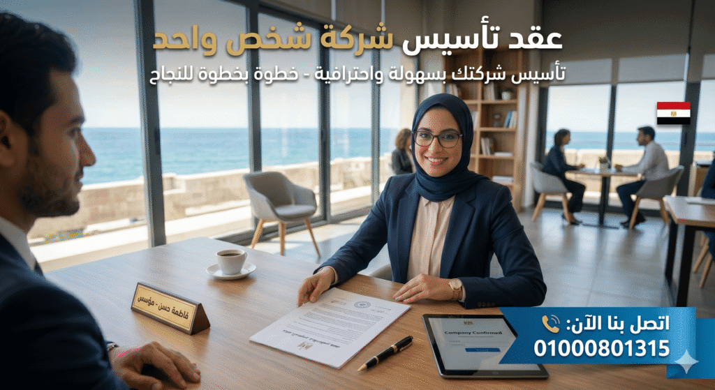عقد تأسيس شركة شخص واحد