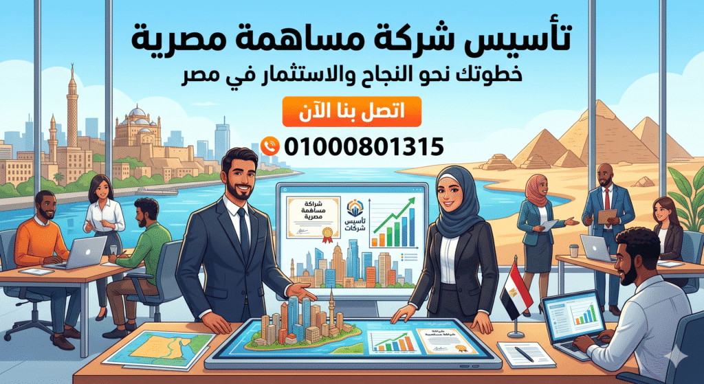 تاسيس شركة مساهمة مصرية