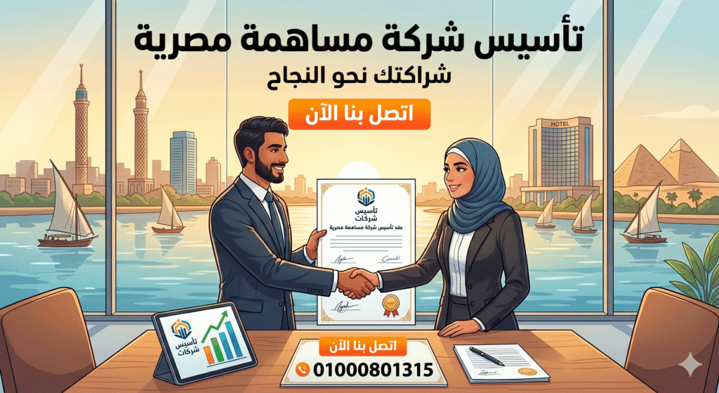 تاسيس شركة مساهمة مصرية