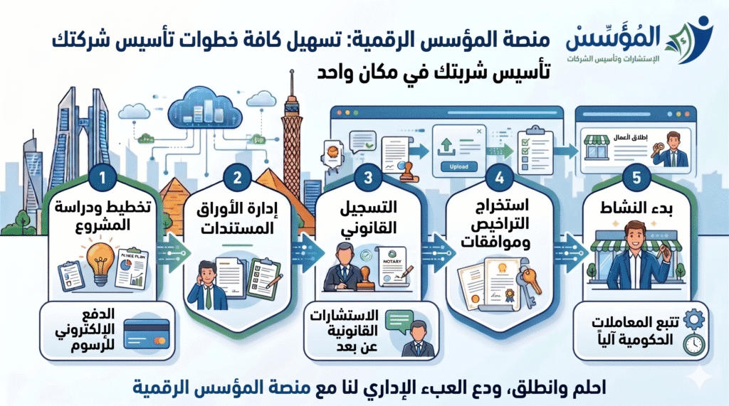 خطوات تأسيس شركة في مصر