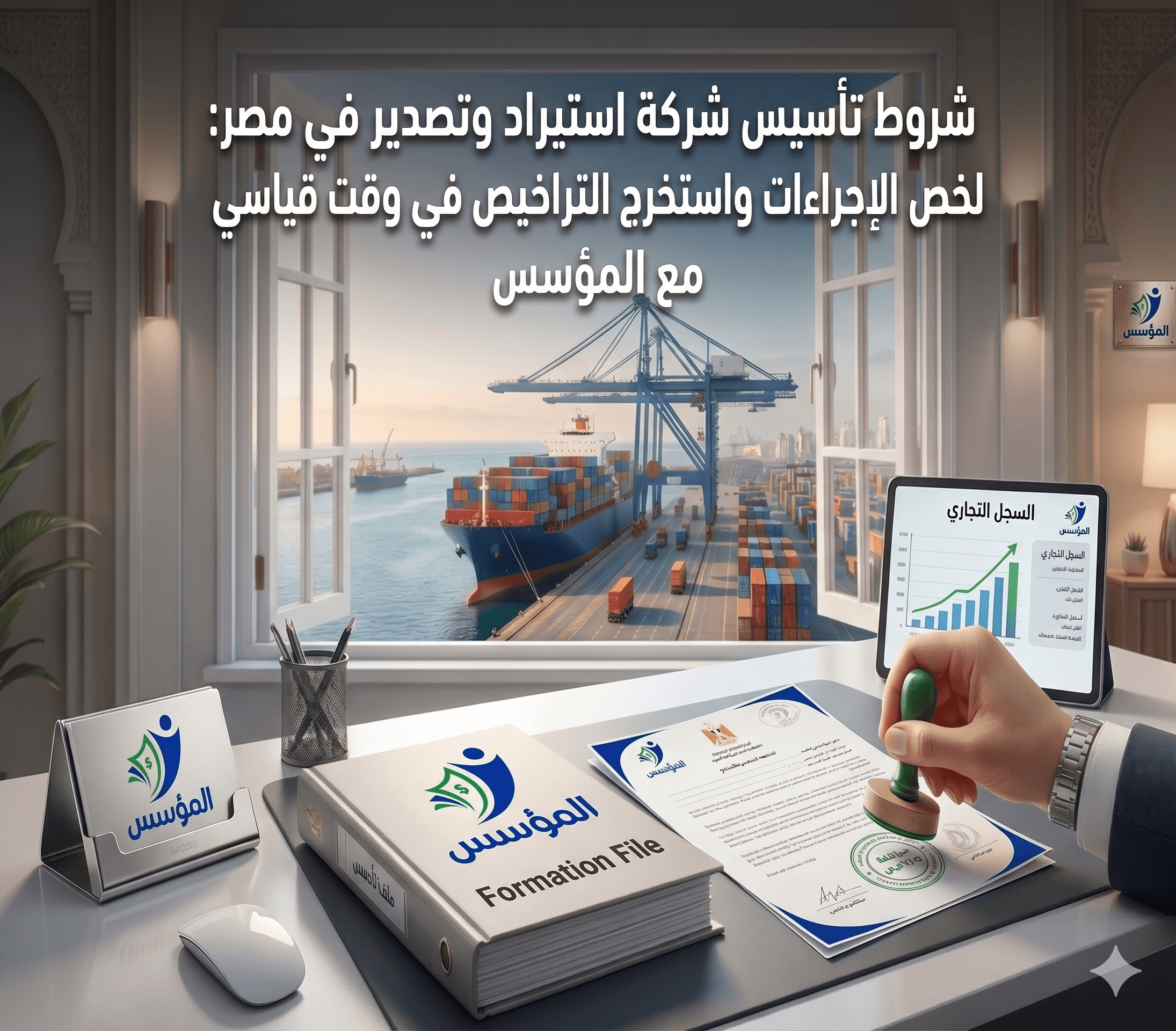 شروط تأسيس شركة استيراد وتصدير في مصر