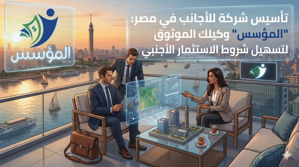 تأسيس شركة للأجانب في مصر