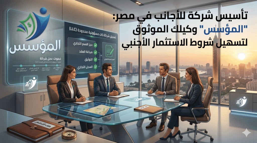 تأسيس شركة للأجانب في مصر