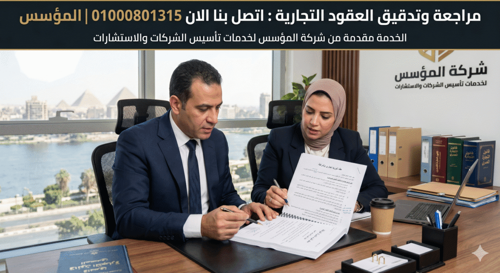 مراجعة وتدقيق العقود التجارية