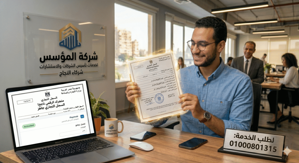 استخراج سجل تجاري بدون مقر