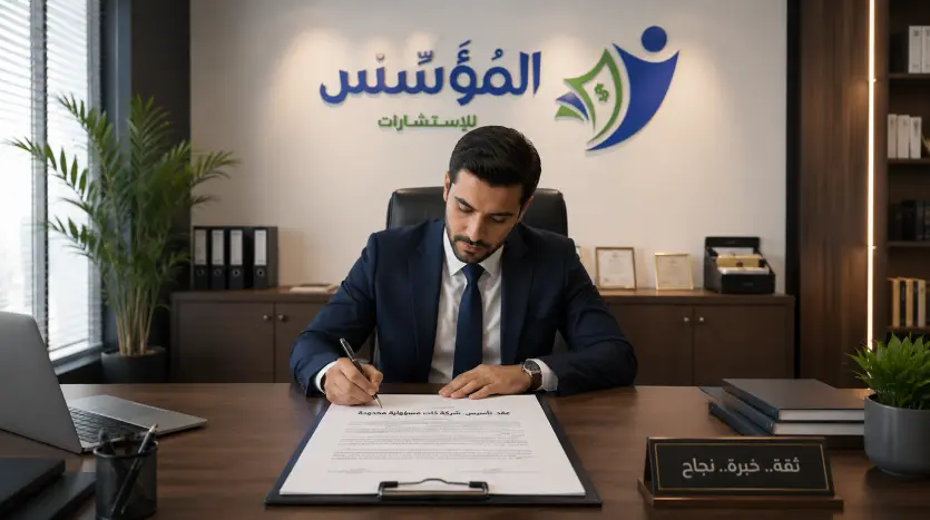 عقد تأسيس شركة ذات مسئولية محدودة