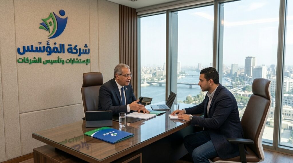 استشارة قانونية وتنفيذية لتأسيس الشركات بشركة المؤسس للاستشارات ، افضل مكتب استشارات تأسيس شركات في مصر