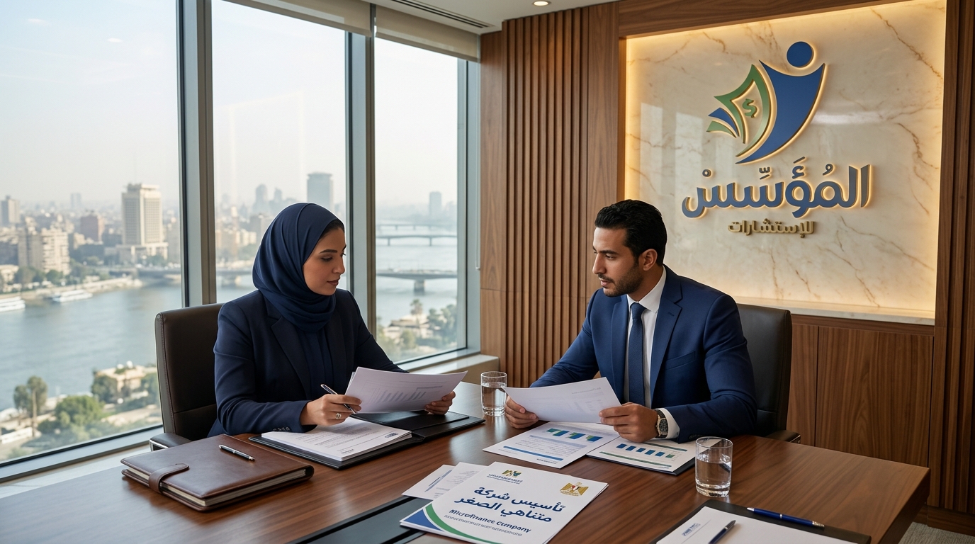تأسيس شركة تمويل متناهي الصغر في مصر وترخيص الهيئة العامة للرقابة المالية عبر شركة المؤسس