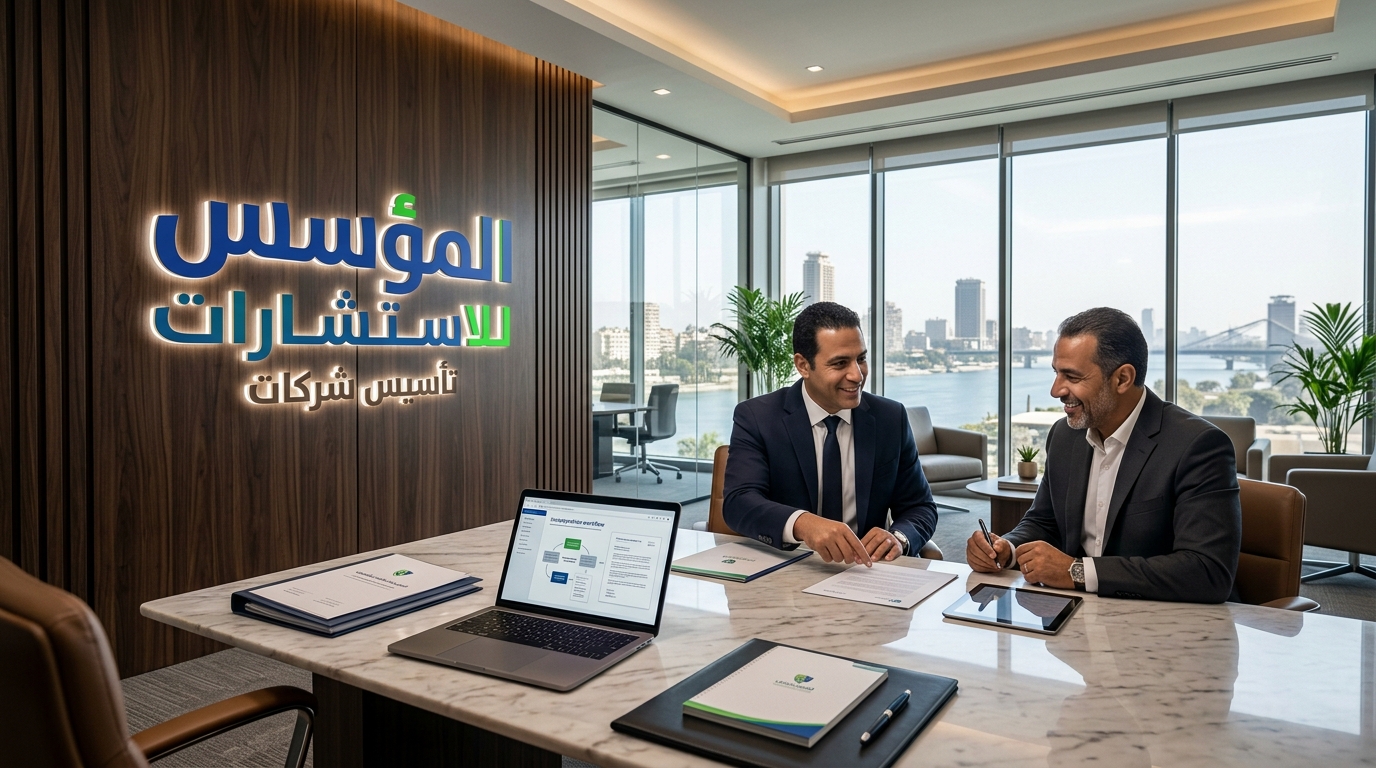 ارخص مكتب تأسيس شركات في مصر يقدم استشارات قانونية وتأسيس شركات لرواد الأعمال في القاهرة عبر شركة المؤسس للاستشارات