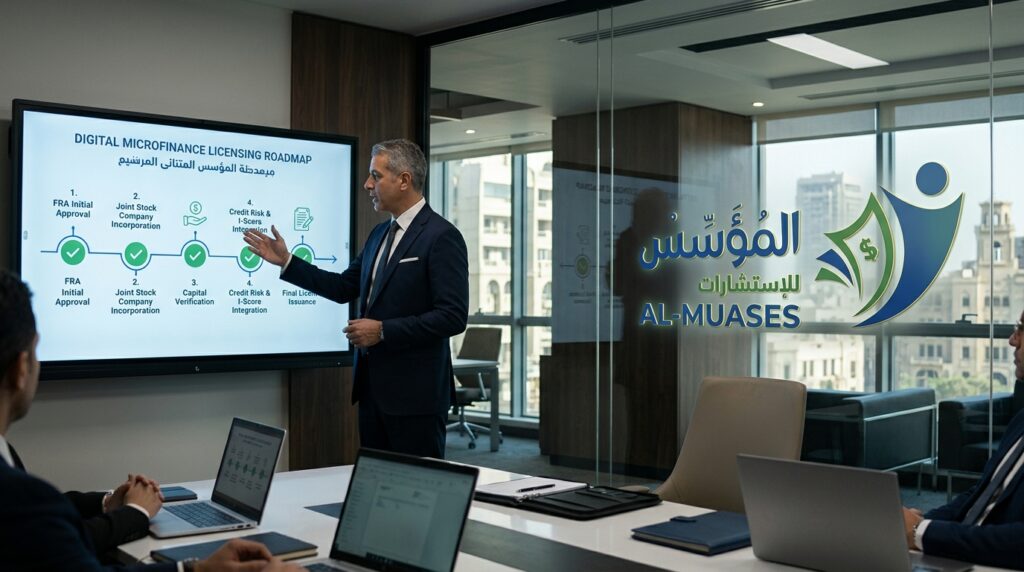 خارطة طريق تراخيص و تأسيس شركة تمويل متناهي الصغر لدى الهيئة العامة للرقابة المالية عبر شركة المؤسس